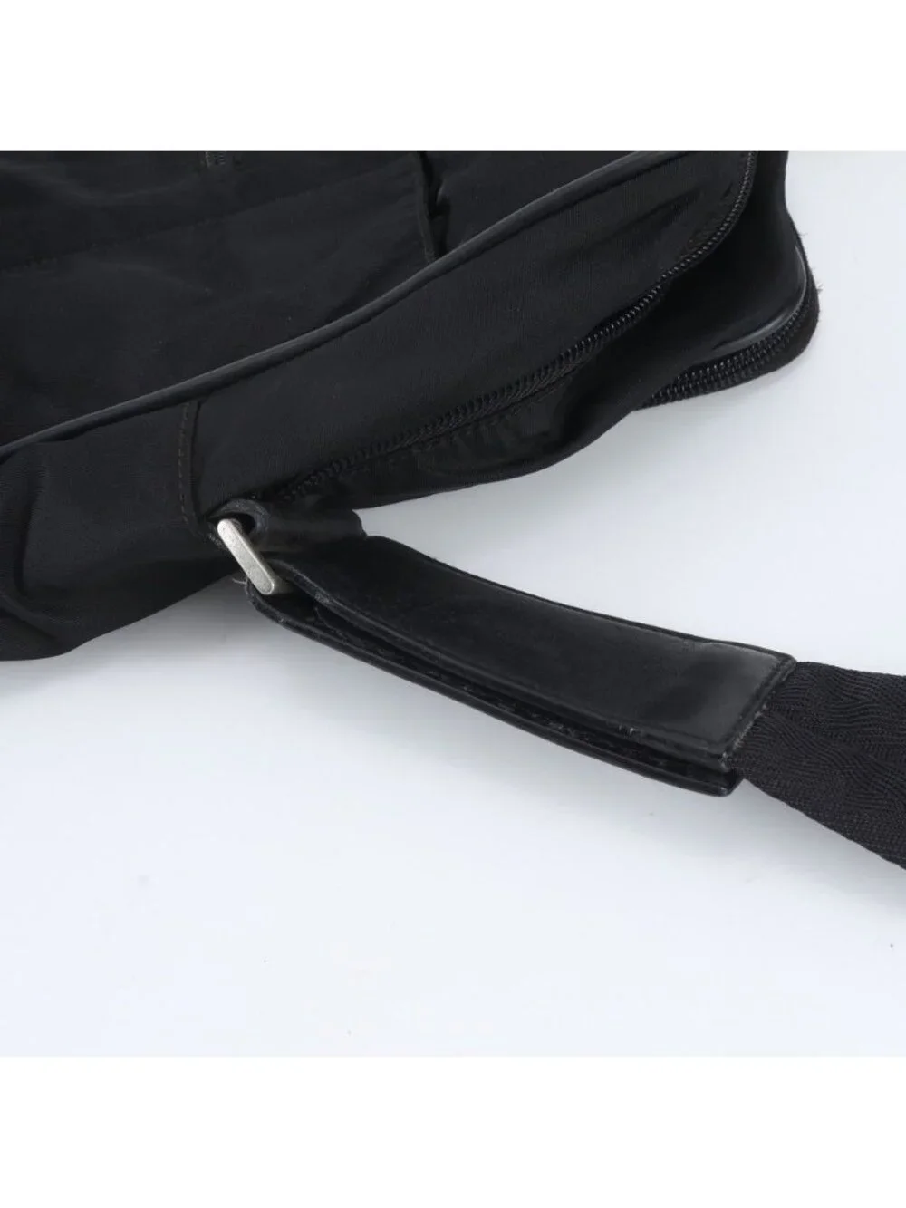 Prada Tessuto Nylon Leather 2-Way Business Bag Crossbody Shoulder